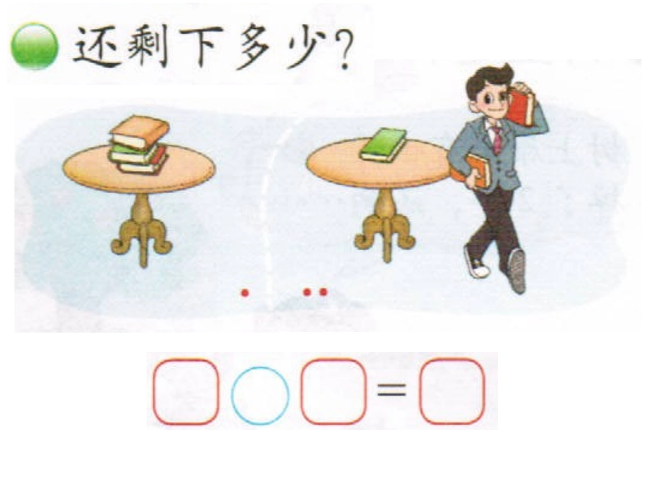 2012北师大版小学数学一年级上册_《还剩下多少》_第3页