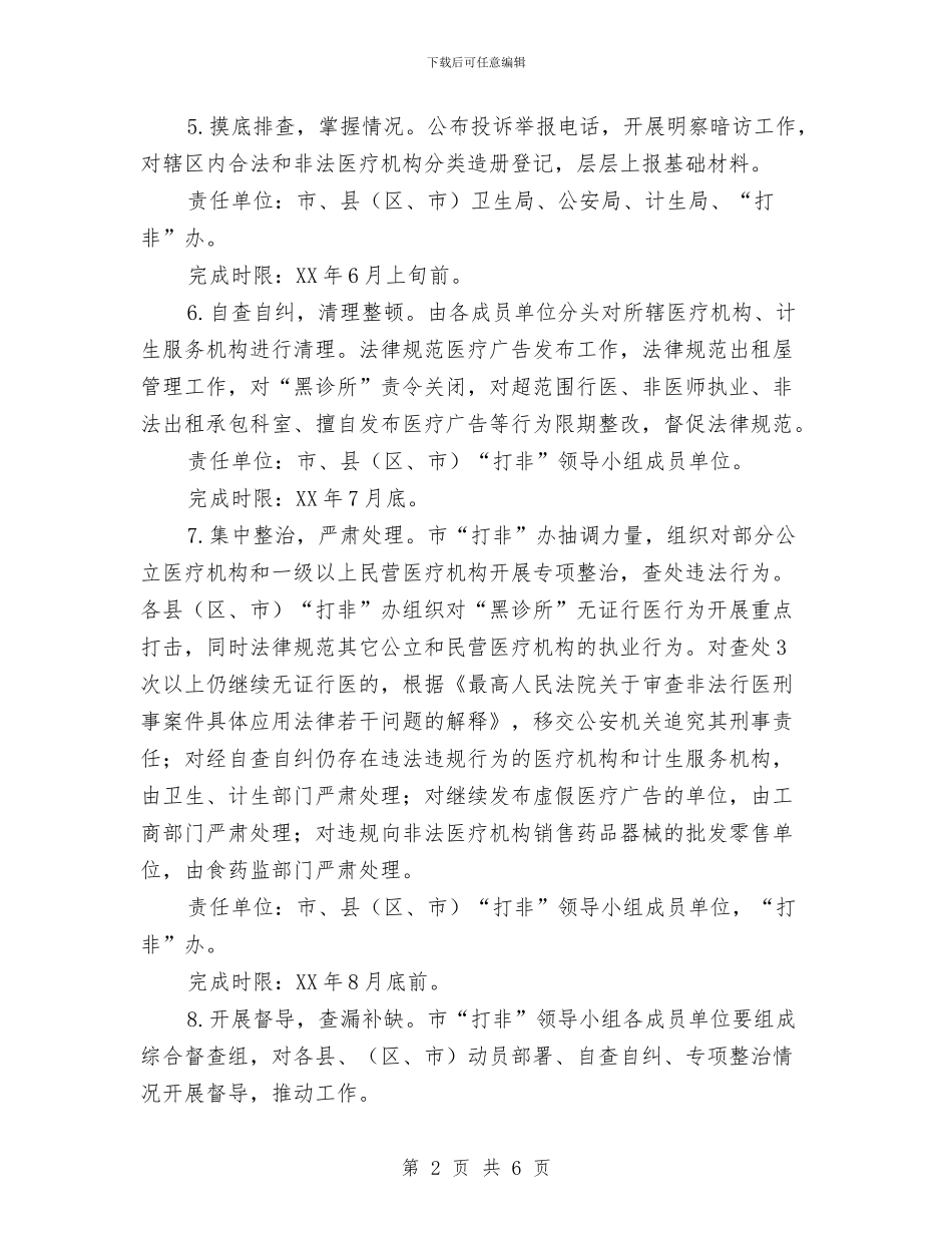 医疗服务整治工作打算与医药业务员工作计划汇编_第2页