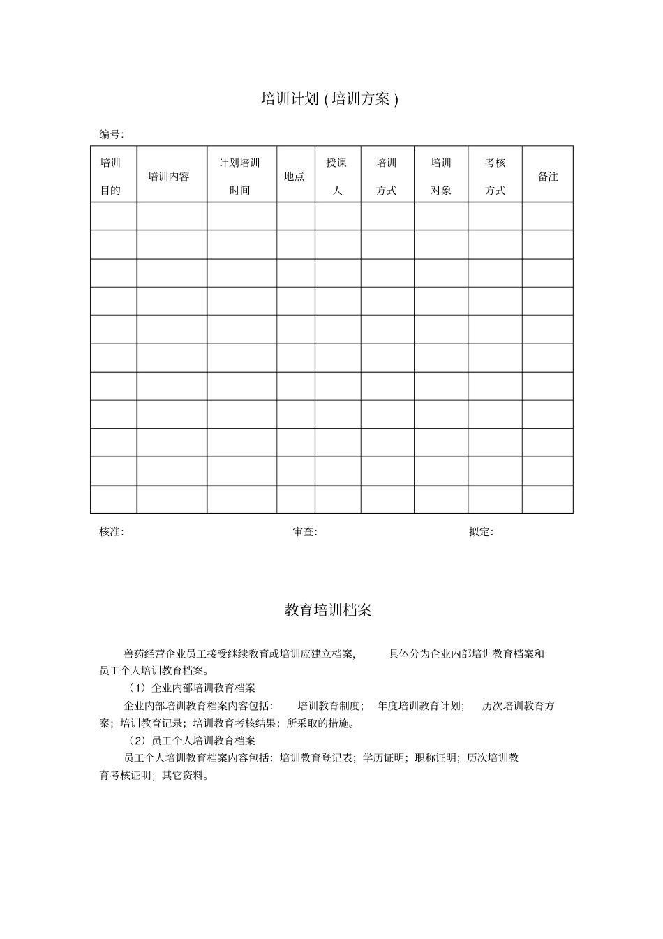 兽药gsp各类记录_第1页