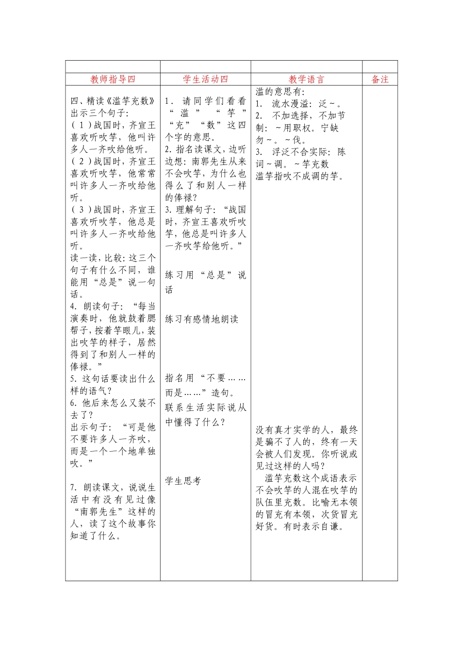 《成语故事》第1课时教学设计_第3页