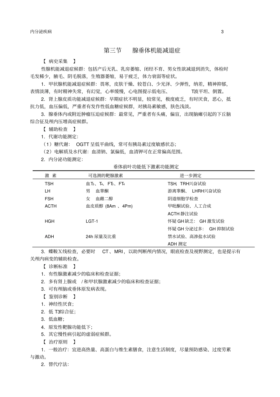 内分泌疾病内分泌疾病诊疗规范方案_第3页