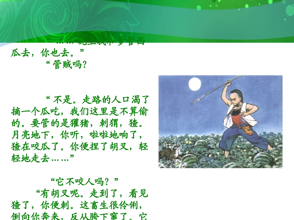 少年闰土示导课件_第3页