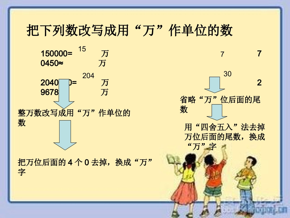 亿以上的数的改写与省略_第2页