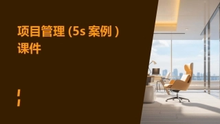 项目管理(5S案例)课件
