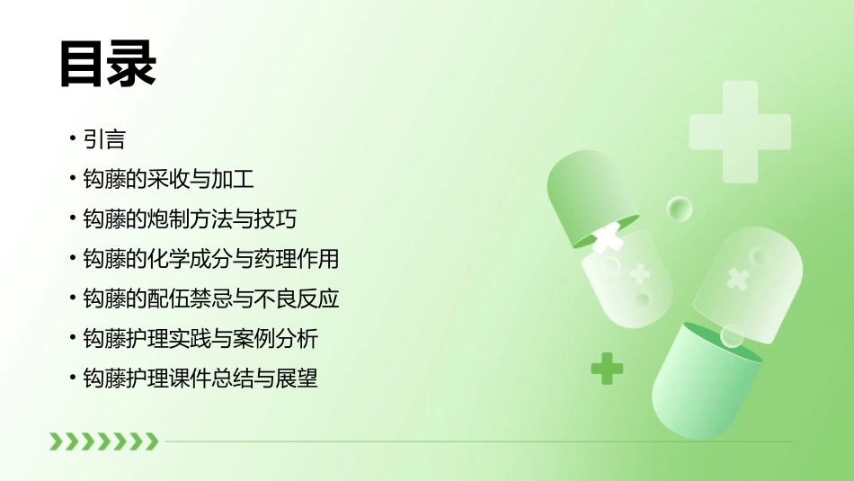 中药炮制技术之钩藤护理课件_第2页