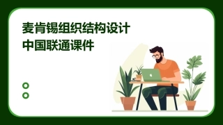 麦肯锡组织结构设计中国联通课件