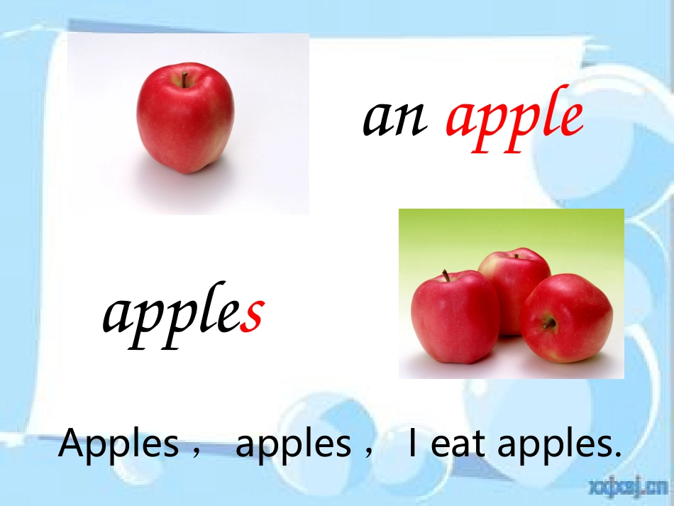 新版pep英语小学三年级下册unit5do_you_like_pears？课件-副本_第3页