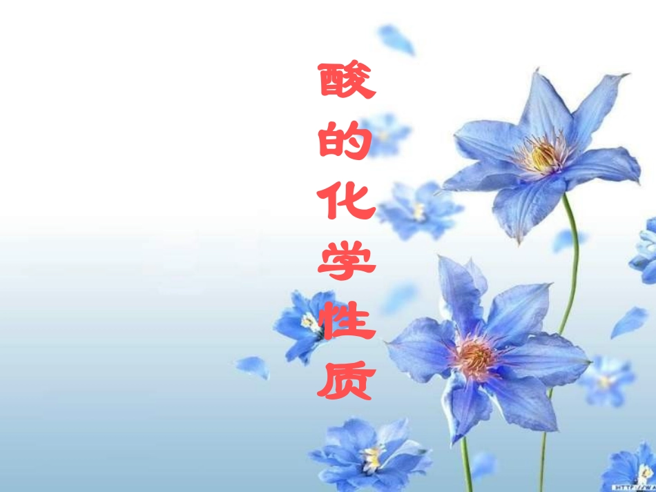 初中化学_酸的化学性质_第1页
