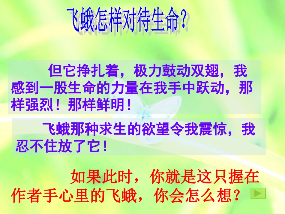 人教版四年级语文下册《生命生命》课件_第3页