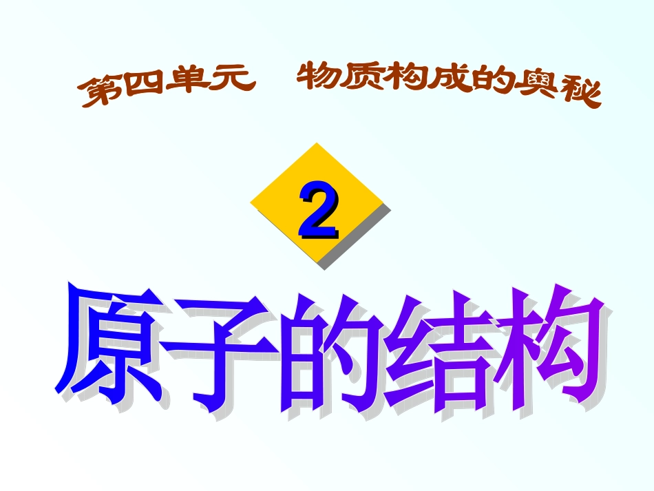 原子的结构课件_第2页
