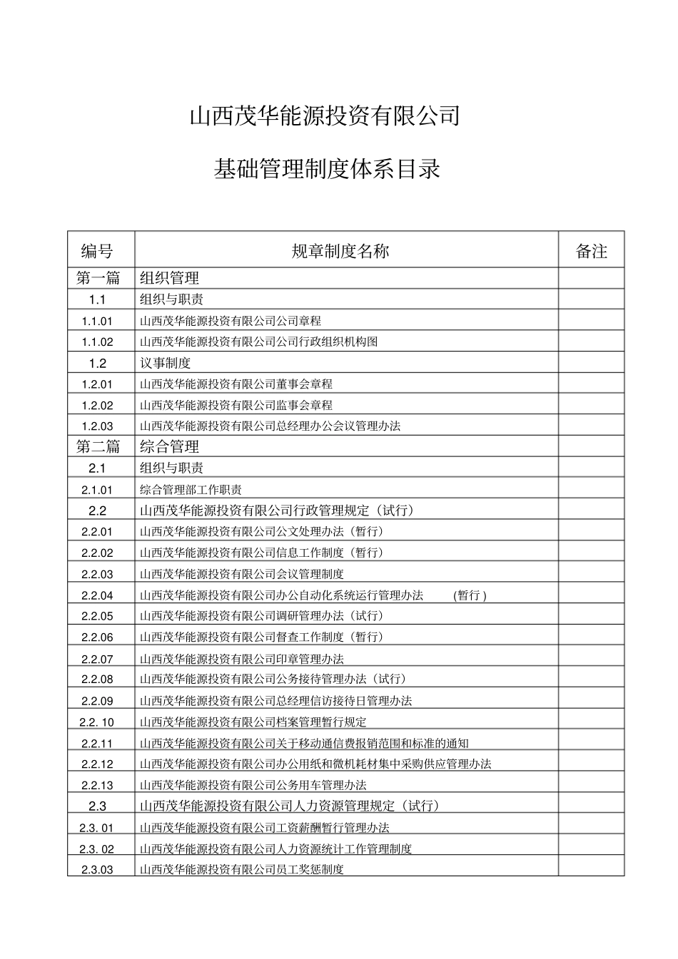 内控规范体系建设具体分工_第3页