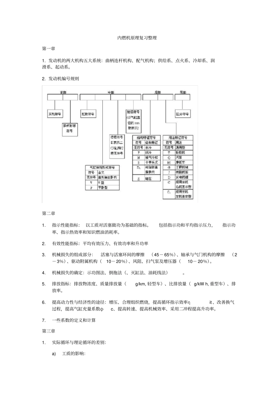 内燃机原理复习_第1页