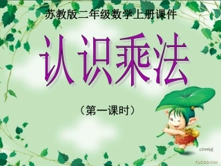 二年级数学上册课件(苏教版)：_认识乘法