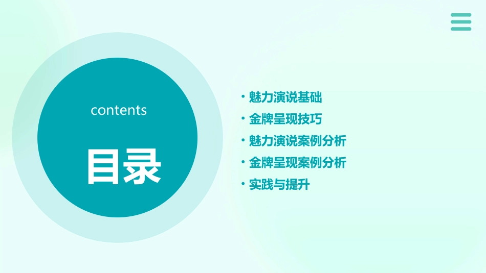 魅力演说与金牌呈现课件_第2页