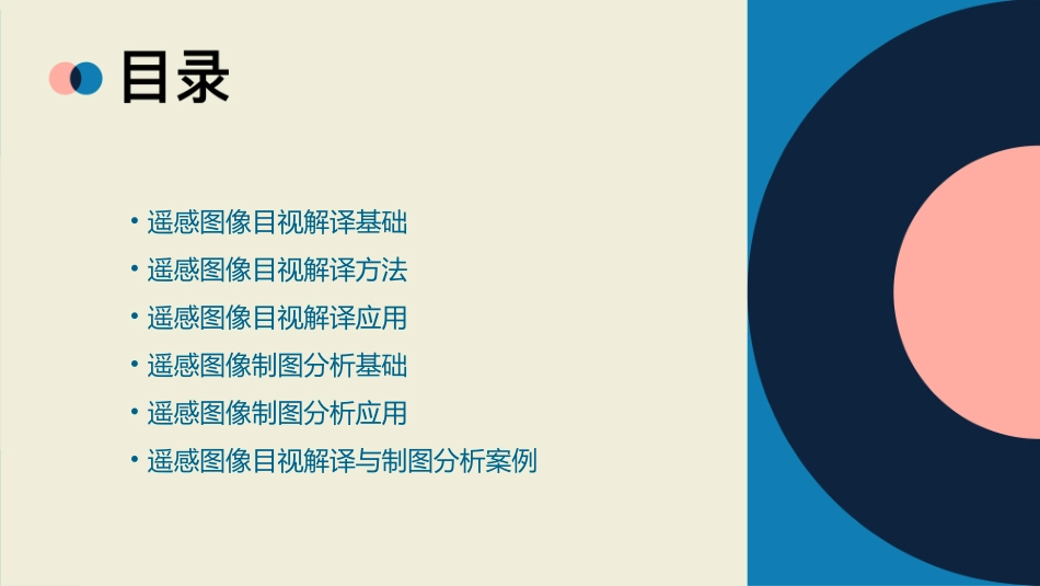 遥感图像目视解译与制图分析课件_第2页