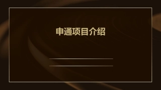 申通项目介绍f课件