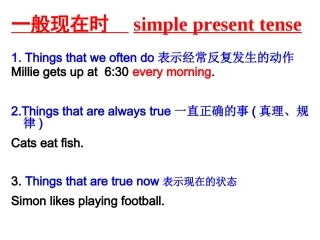 [名校联盟]江苏省扬中市同德中学牛津译林版7A英语语法——一般现在时课件