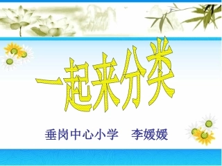 一起来分类课件