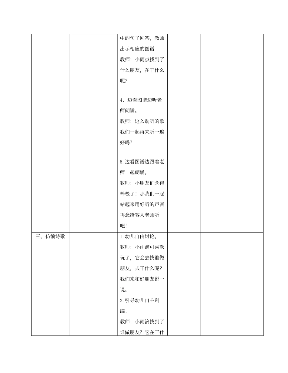 幼儿园教师教学设计模板【北京大学】_第3页