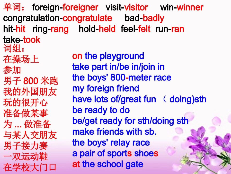 八年级仁爱英语上册unit1_topic3_复习课件(1)_第2页