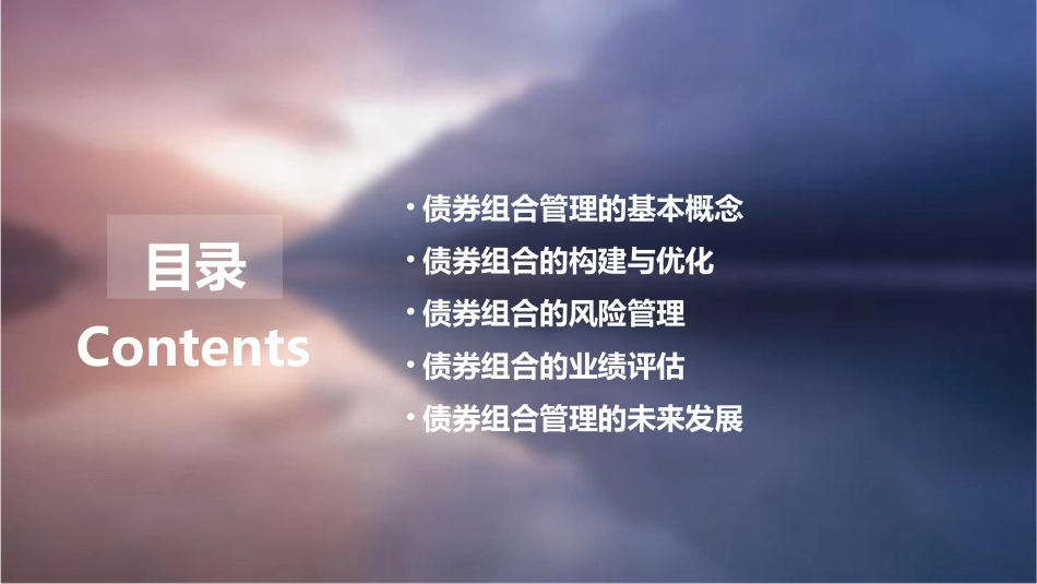 金德环投资学之债券组合管理概述课件_第2页