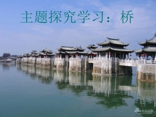 主题探究学习桥2