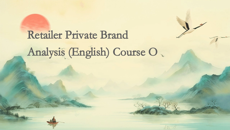 零售商自有品牌分析(英文)课件_第1页