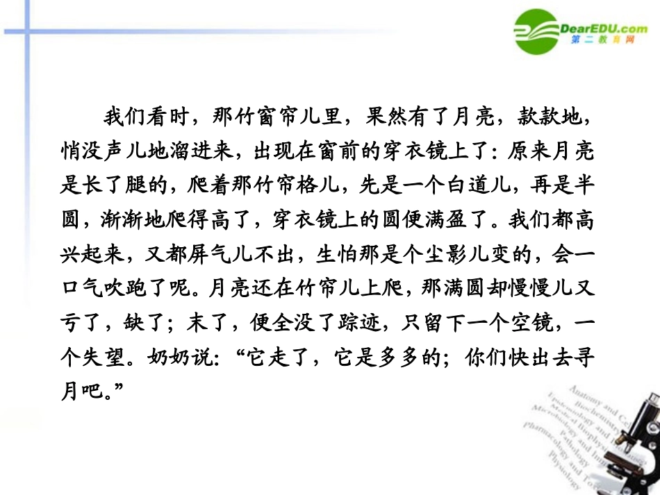 高考语文二轮复习 专题三文学类文本阅读课件 新人教版 课件_第3页