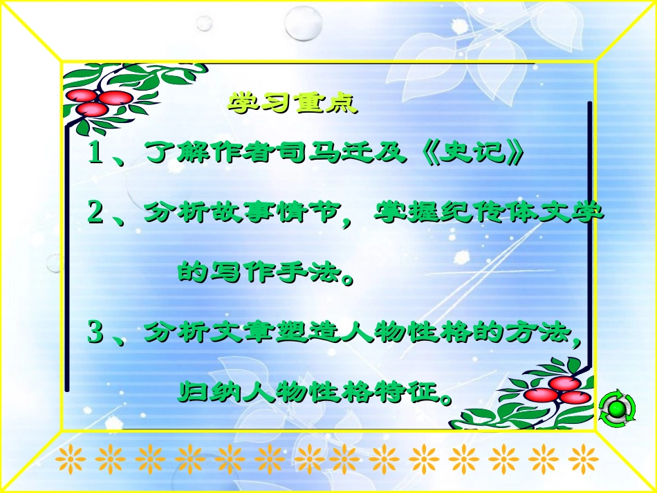 高中语文 第二单元第7课鸿门宴课件 新人教版必修1 课件_第2页