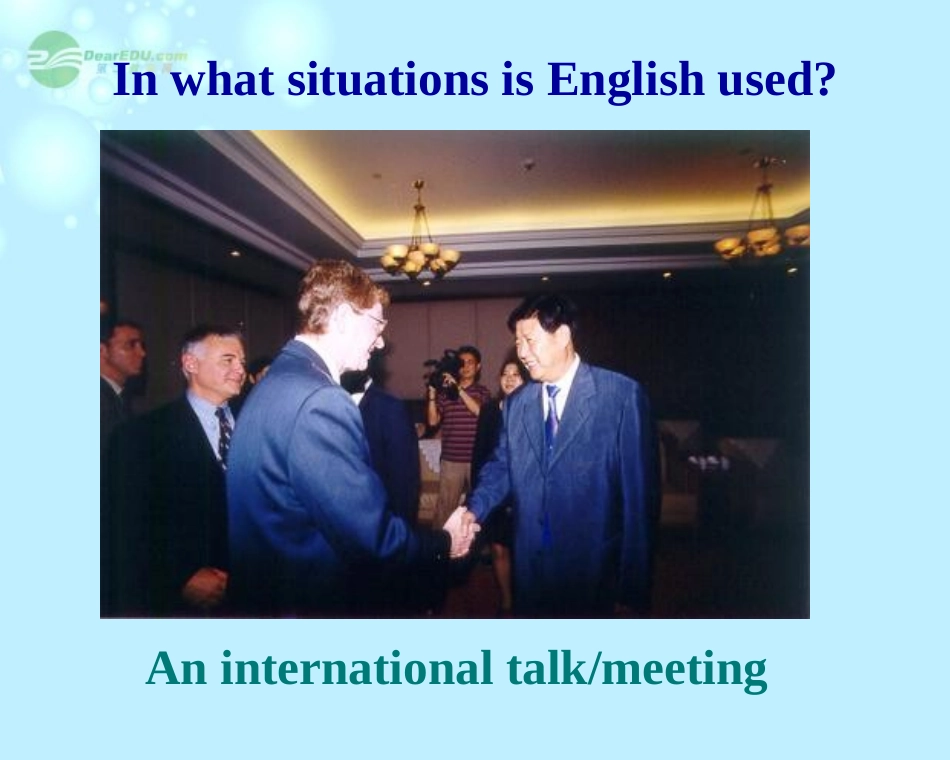 浙江省安吉县高一英语(Unit 2 English around the world)-Warming up课件_第3页