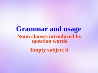 高中英语 Unit2 Language Grammar and usage课件 牛津译林版必修3 课件