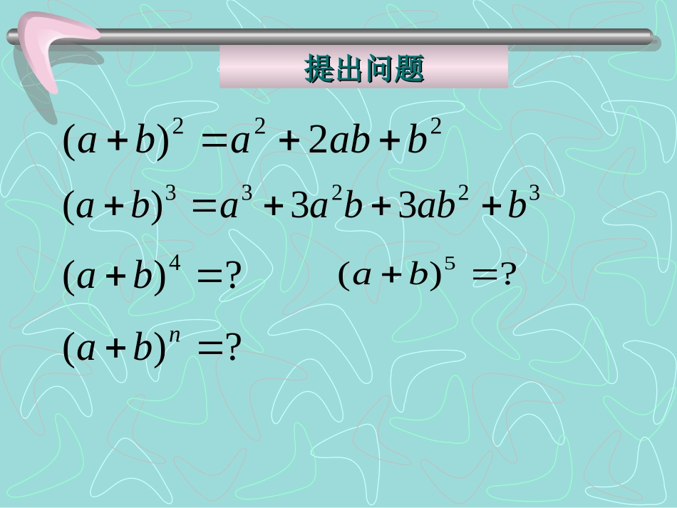 高二数学二项式定理课件_第2页