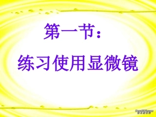 练习使用显微镜七年级生物上册 试题