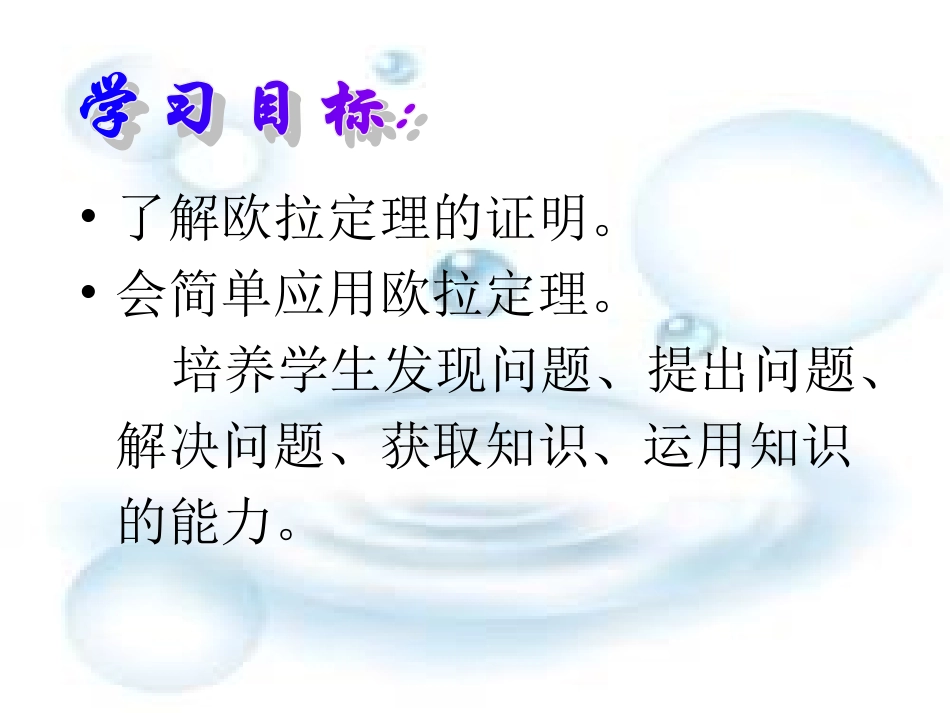 高二数学研究性课题 欧拉公式课件 人教版 课件_第2页