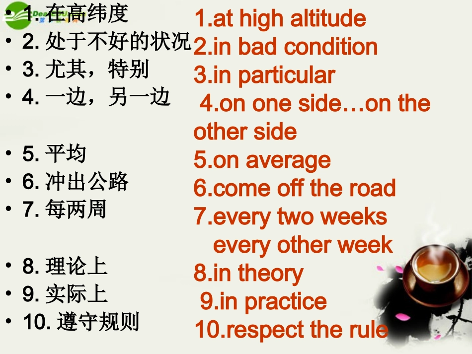 高中英语 Module2(A Job Worth Doing)Cultural Corner课件1(33张PPT)外研版必修5 课件_第2页