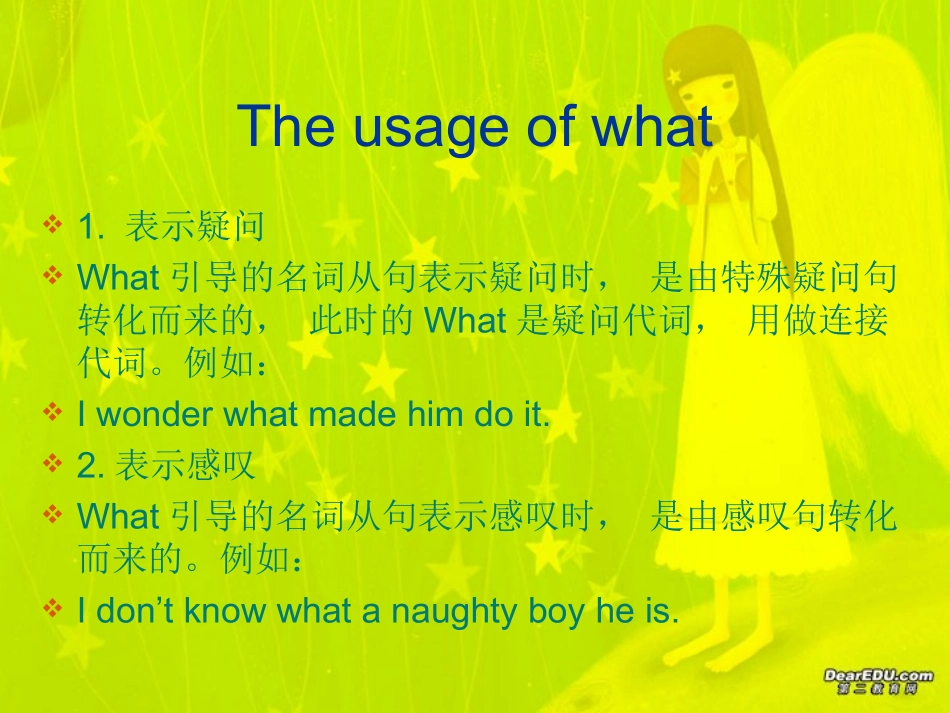 高考英语复习 what用法 试题_第2页