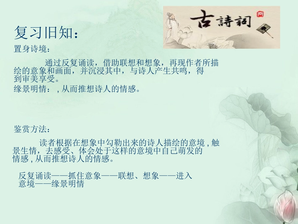 高二语文(夜归鹿门歌)课件 人教版 课件_第3页