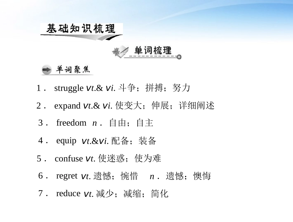 高考英语第一轮 基础知识梳理复习Unit2 Working the land课件 新人教版必修4 课件_第2页
