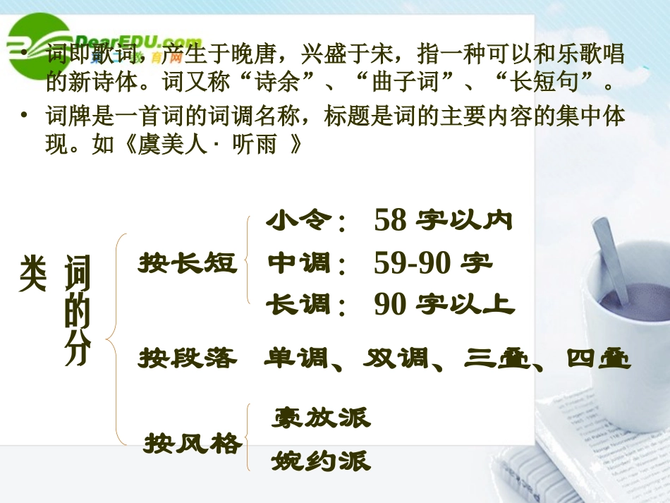 高中语文 第二单元第5课(望海潮)课件 新人教版必修4 课件_第3页