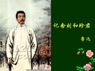 江西高二语文记念刘和珍君 新课标 人教版 课件