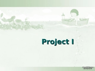 牛津英语模块五Unit1 project八 课件