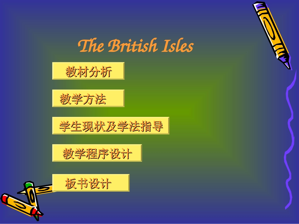 高二英语The British Isles说课课件 人教版 课件_第2页