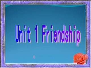 高考英语第一轮课本复习课件必修一(人教新课标) 课件