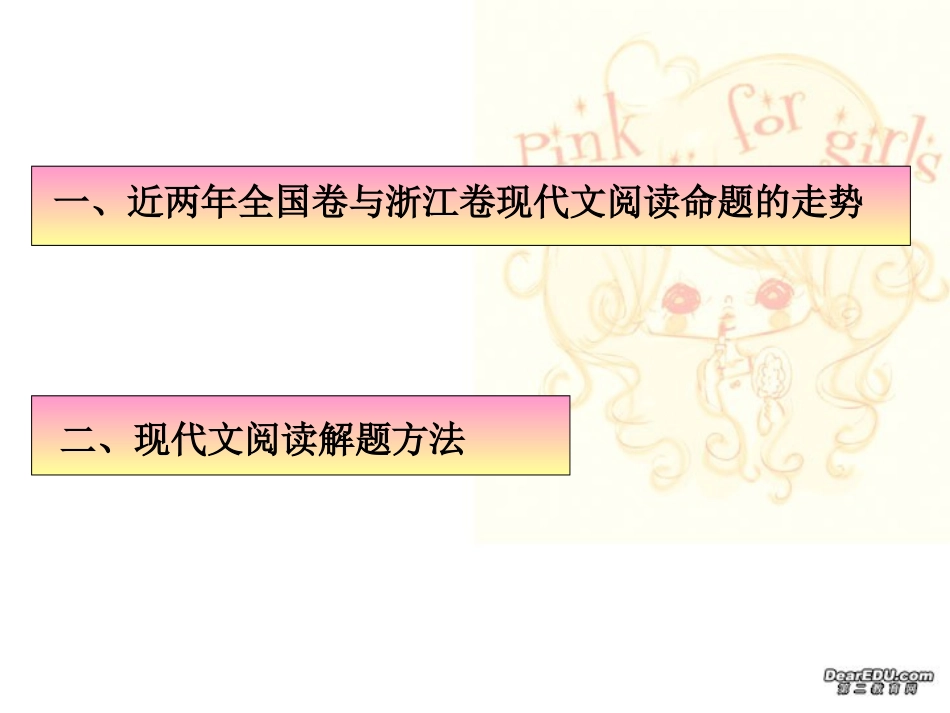 高考语文专题复习 讲座高考现代文阅读 人教版 试题_第3页