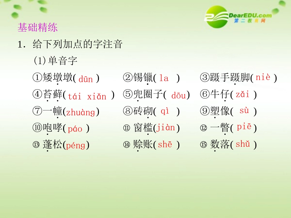 高中语文 第5课最后的常春藤叶同步教学课件(2课时) 鲁人版必修3 课件_第2页
