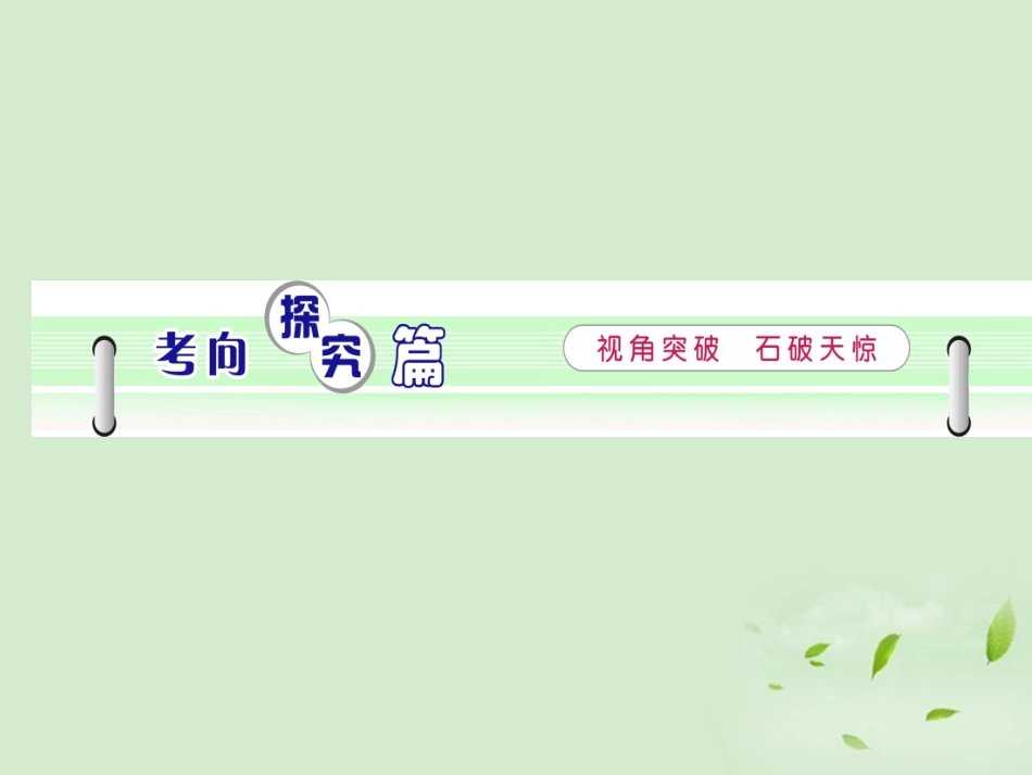高考语文一轮复习 第2部分 第2章 第1节 第2讲 鉴赏中国古代诗歌的形象课件 新人教版 课件_第2页