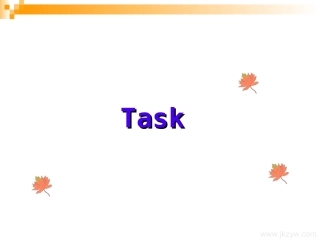 高中英语Unit3 The World of Colors and Light  Task牛津版选修8 教案