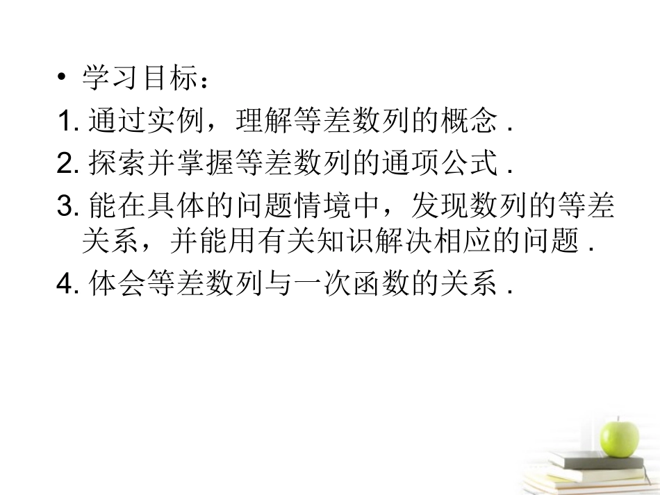 高中数学备课精选 221(等差数列)课件 新人教B版必修5 课件_第2页