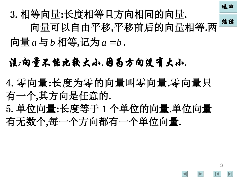 高考数学复习 向量的概念及其运算 ppt 试题_第3页