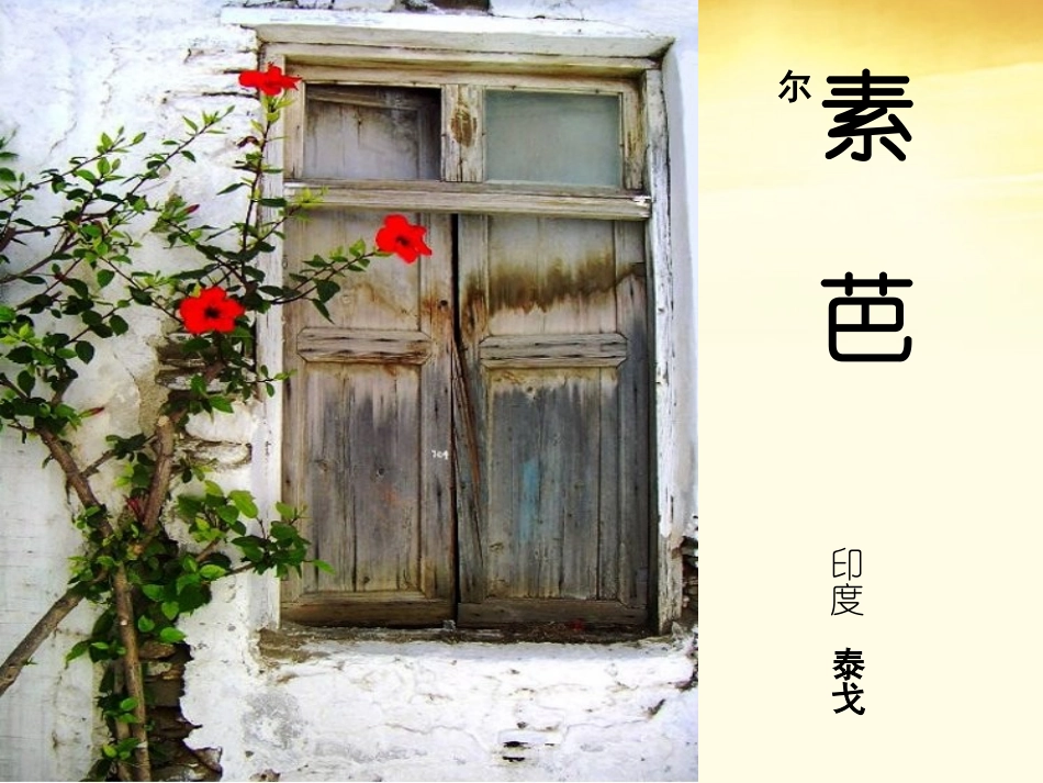 高二语文 第4单元(素芭) 新人教版选修(外国小说欣赏) 课件_第1页